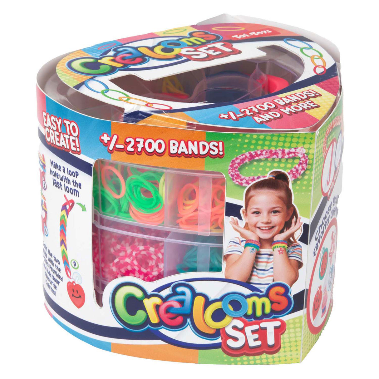 Toi-toys leuke loomband set, 2700dlg.