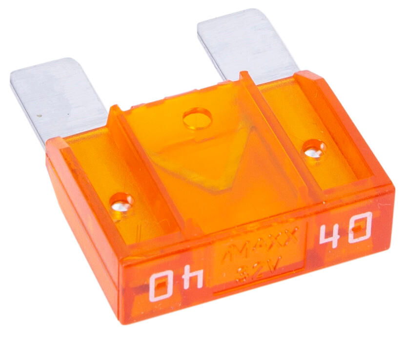 Dresselhaus maxi zekering bananenstekker platte zekering maxi 40a 1 stuk oranje