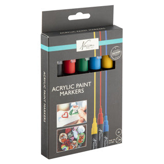 Creative craft group stiften acrylic markers 5 stuks 13x19x2,5cm