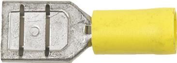 Hella bladcontactdoos fl.st.huels.4,0-6,0 100st p.inh.50st yellow