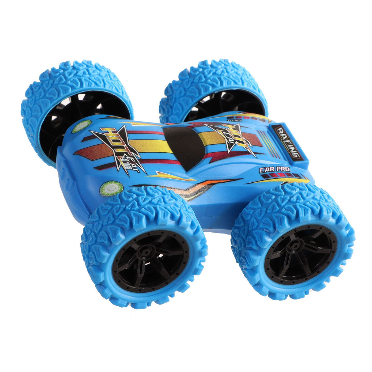 Jono toys omkeerbare stuntauto met frictie, 12cm