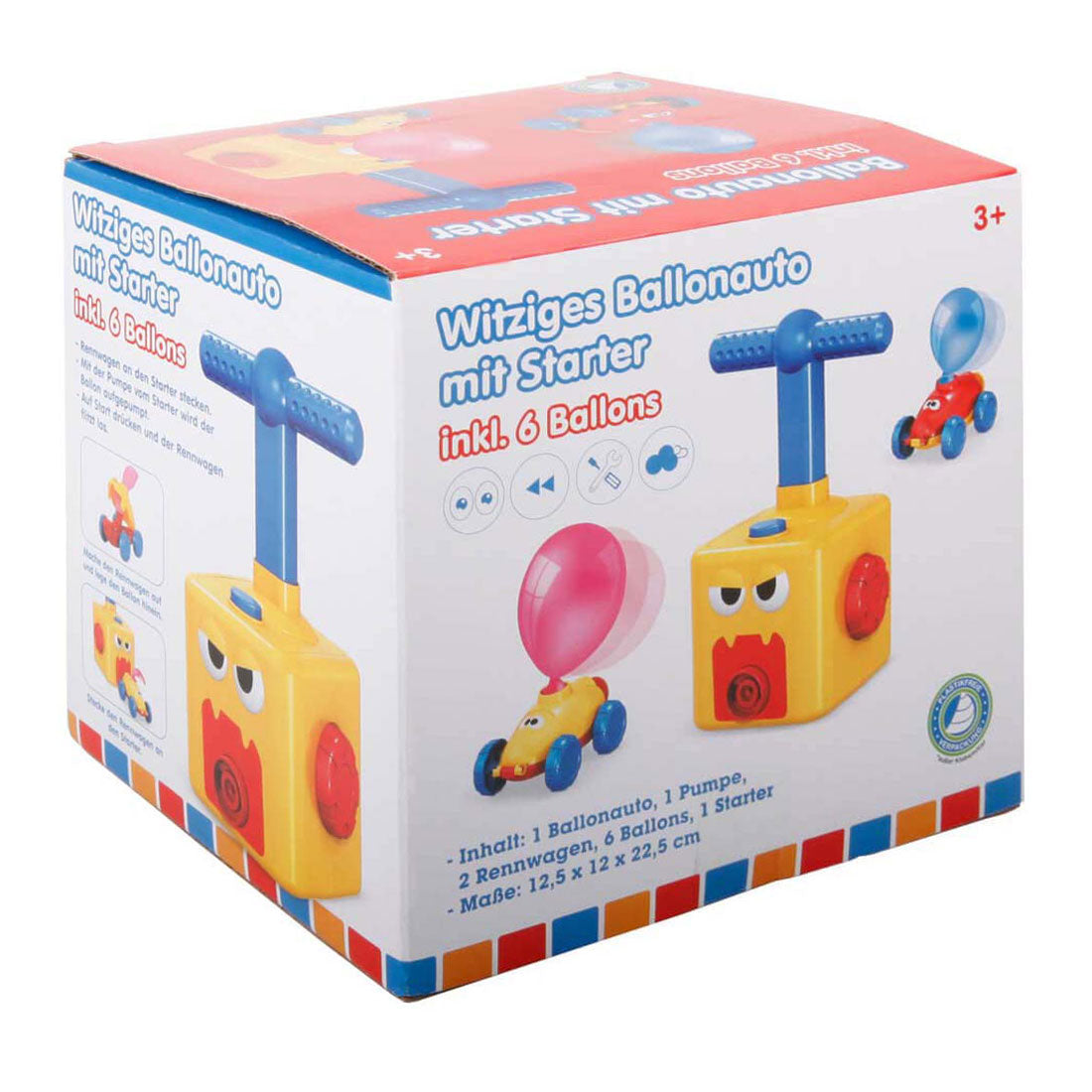 Jono toys ballon auto - incl 6 ballonnen