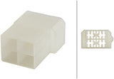 Hella stekkerbehuizing connector housing 4-polig