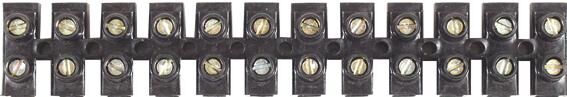 Hella kroonsteen pvc terminal strip 4-6 qm 12 polig
