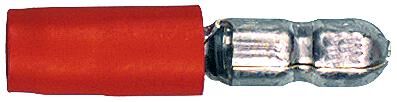 Hella ronde connector round plug 0.5-1.0 100pcs red 4mm d