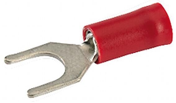 Hella vorkverbinders fork connector 0.5-1.0 red m6 100 st