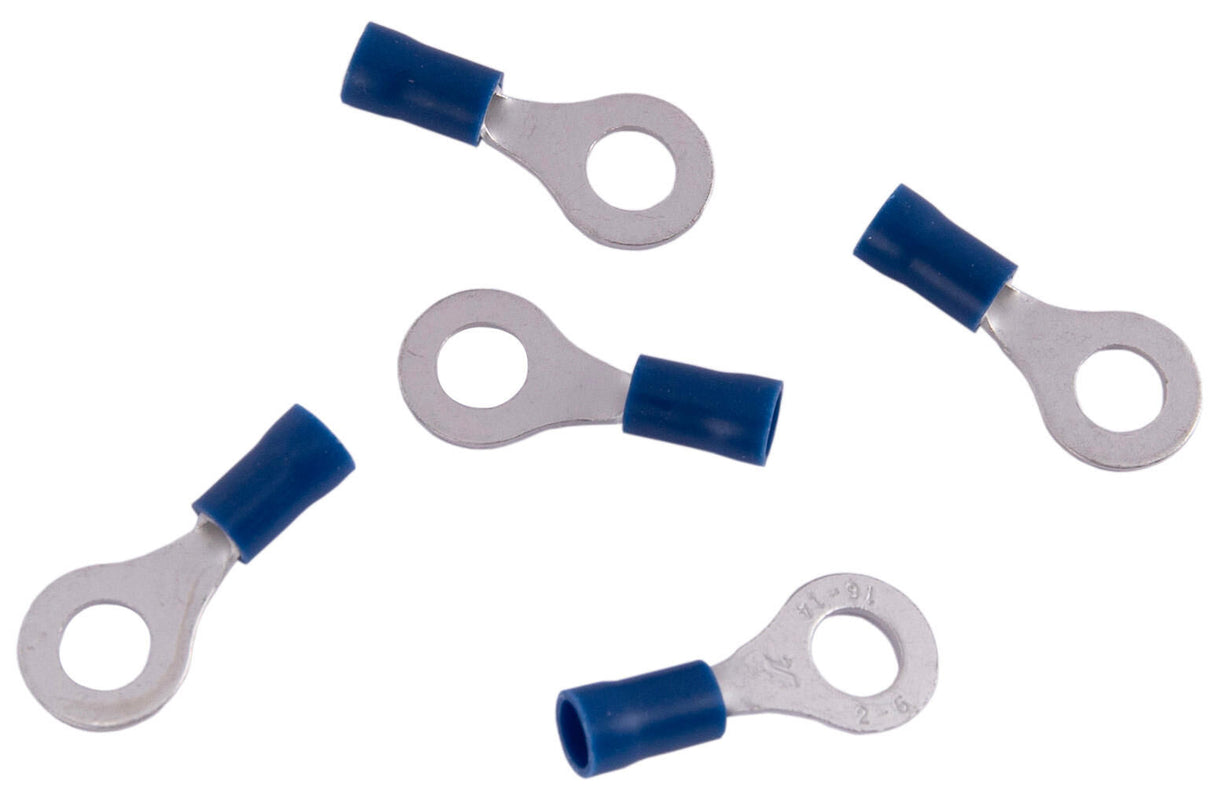 Dresselhaus ringverbinders ring connector, 6mm, blue partially insulated, 1.5-