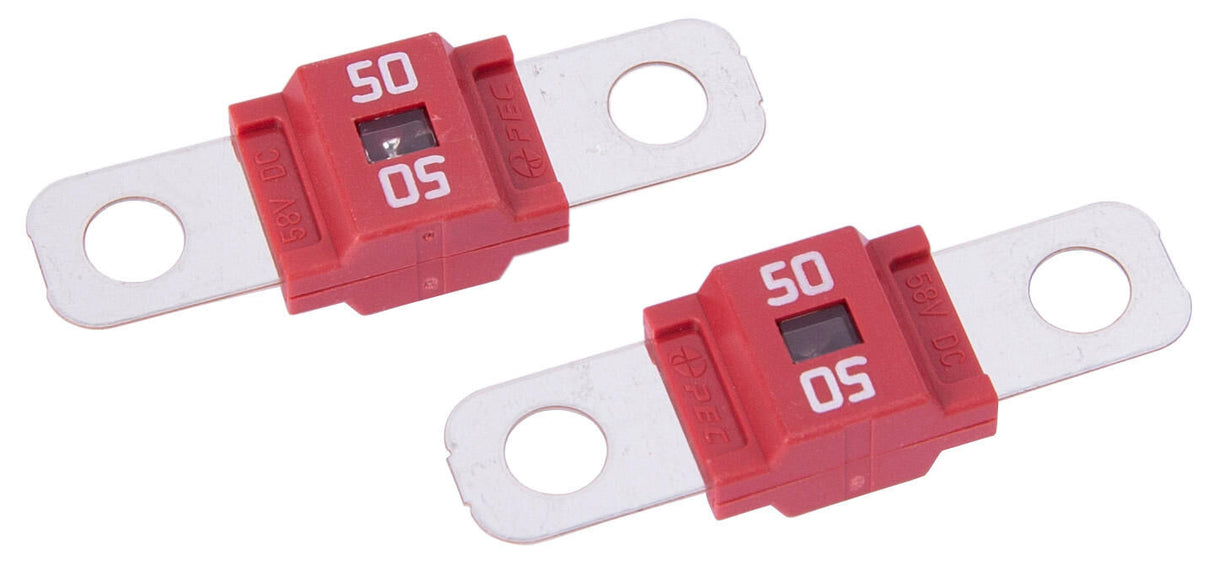 Dresselhaus midi sterkstroomzekering protection midi 50a w.screw connection red