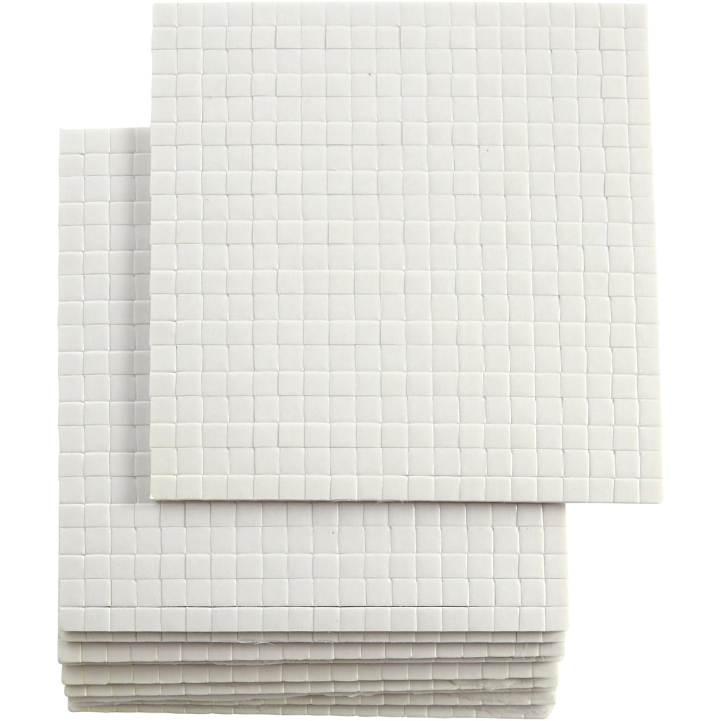 3d foam pads, afm 5x5 mm, dikte 2 mm, 10x400 stuk 1 doos