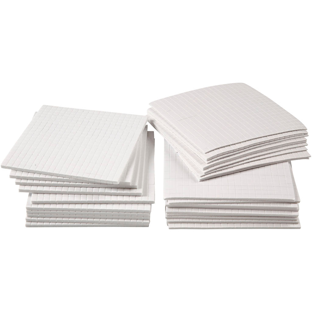 3d foam pads, afm 5x5 mm, dikte 1-2-3 mm, 30x400 stuk 1 doos