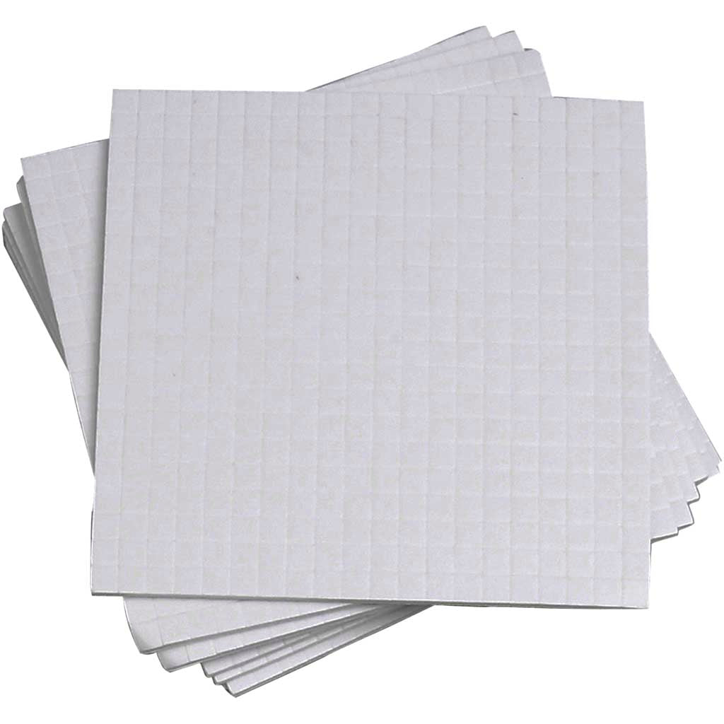 3d foam pads, afm 5x5 mm, dikte 1 mm, 10x400 stuk 1 doos