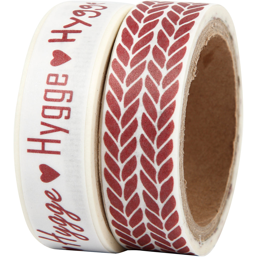 Vivi gade masking tape, hygge en breisteek, b: 15 mm, 2x5 m 1 doos
