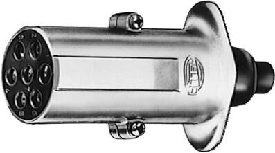 Hella stekker plug 7 pole 24v din 72579 euro-train