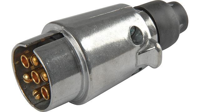 Herth+buss stekker plug 7-pol blade terminal connection