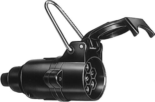 Hella contactdoos 7-pin socket outlet f.verlaeng.kabel
