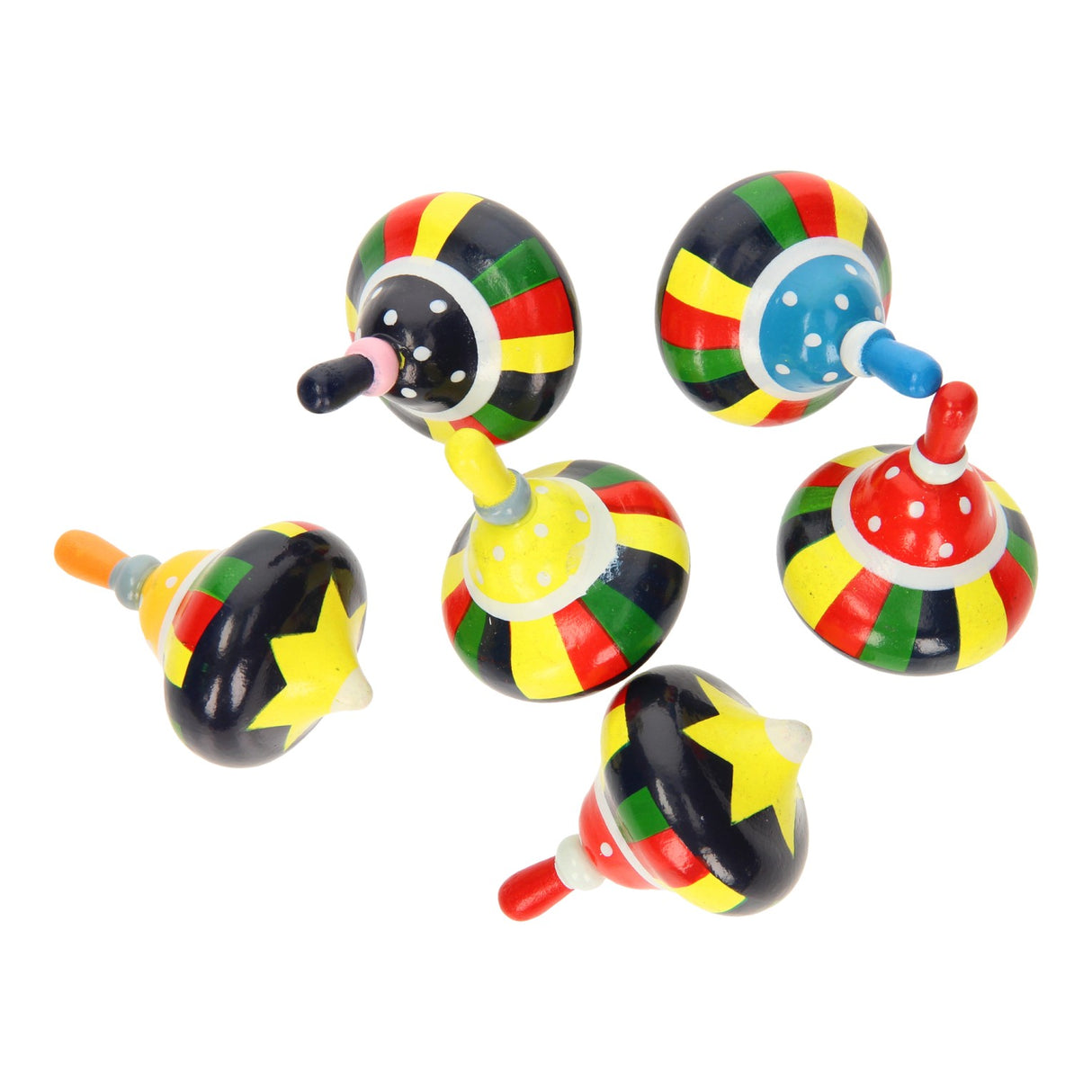 Speelhout houten tolkleur, ø 3,5cm