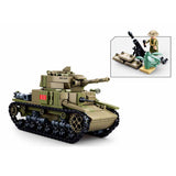 Sluban wwii - italiaanse tank 2in1