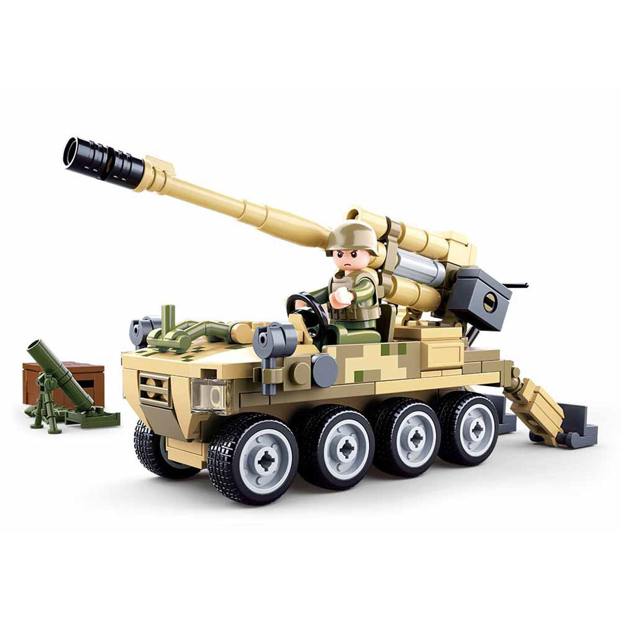 Sluban 8x8 mobiel kanon