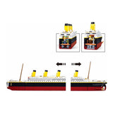 Sluban - titanic extra large bouwset, 2401dlg.