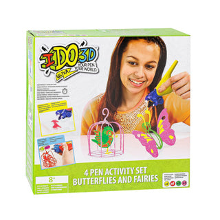 3d knutselset butterfly en fairies ido3d