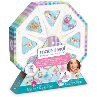 Make it real sweet spin carnival lip gloss bracelet