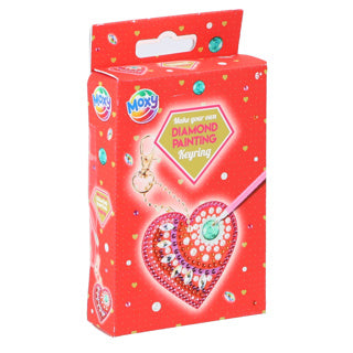 Creative craft group diamond painting sleutelhanger hart 2 assorti