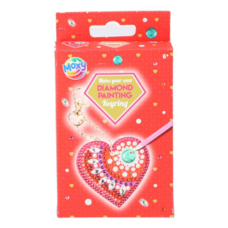 Creative craft group diamond painting sleutelhanger hart 2 assorti