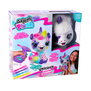 Airbrush pluche unicorn