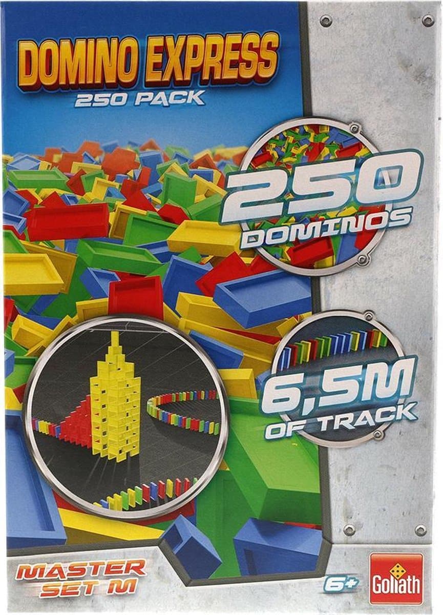 Goliath domino express 250 extra domino stenen, champion race master set m