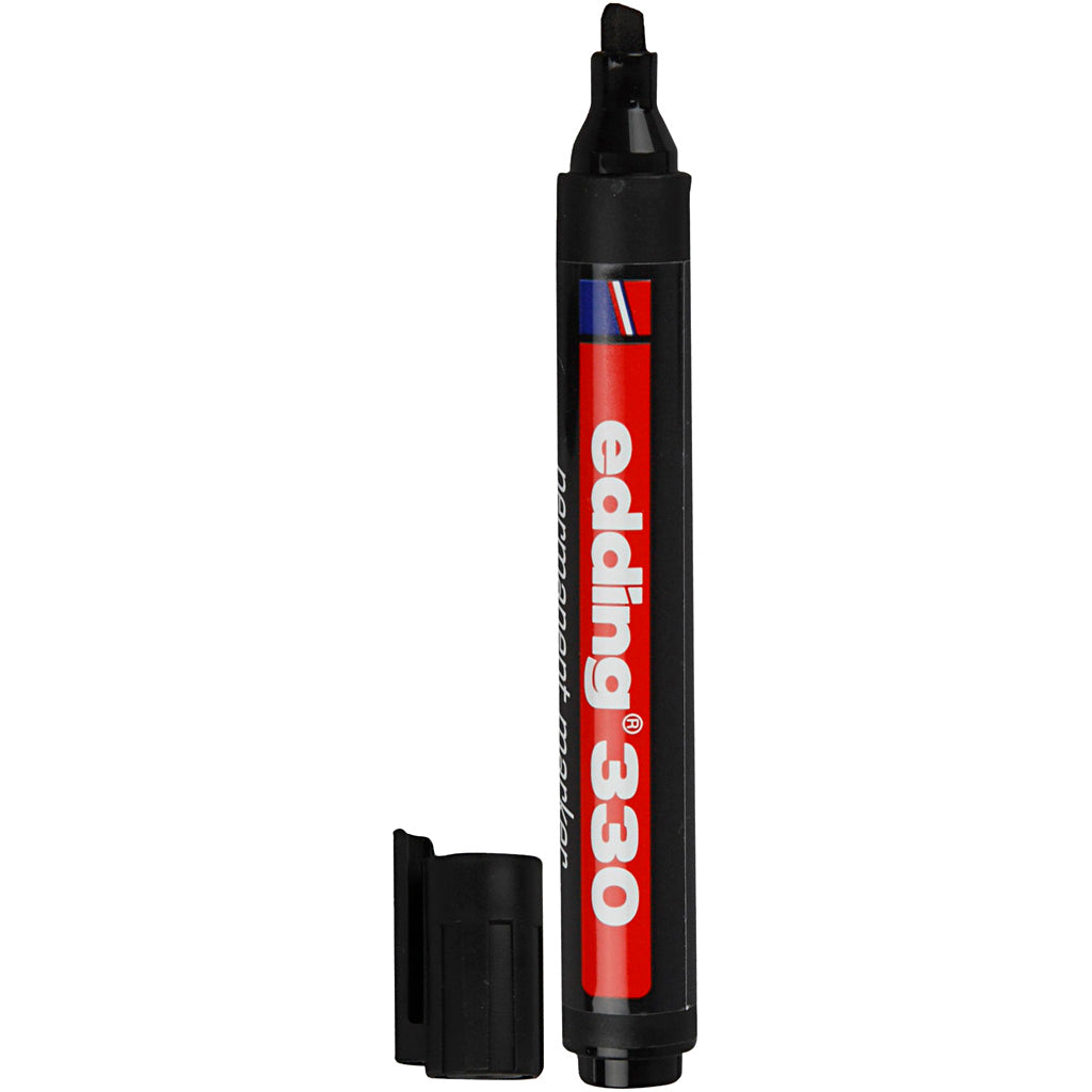 Edding 330 marker, lijndikte 1-5 mm, zwart, 1 stuk