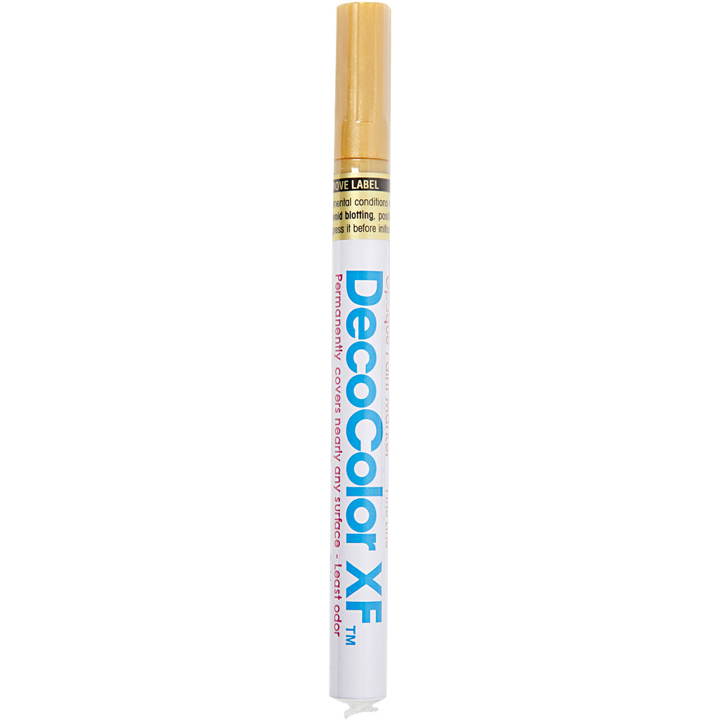 Deco stift, lijndikte 1,2 mm, goud, 1 stuk