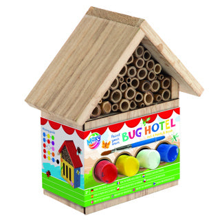 Creative craft group schilder je eigen houten insectenhotel verfset