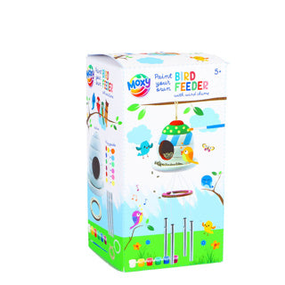 Creative craft group vogel voeder set maken 9x9 cm