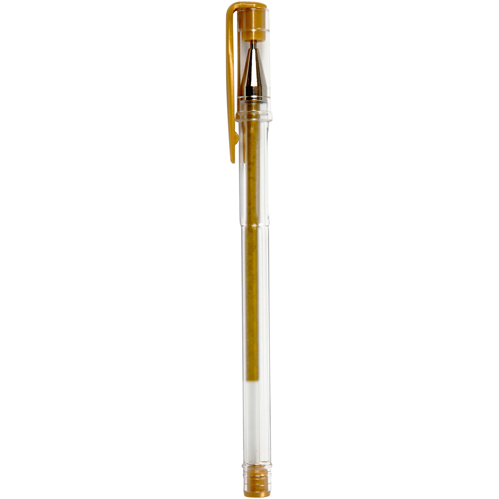 Creativ company gelpen, lijndikte 0,8 mm, goud, 6 stuk 1 doos