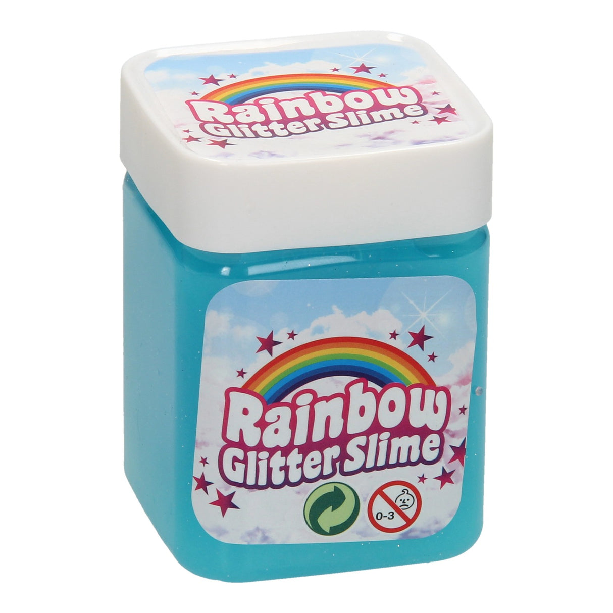 Regenboog Glitter Slijm
