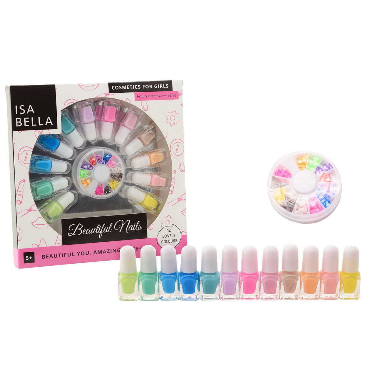 Johntoy isabella nagellak set, 12st.