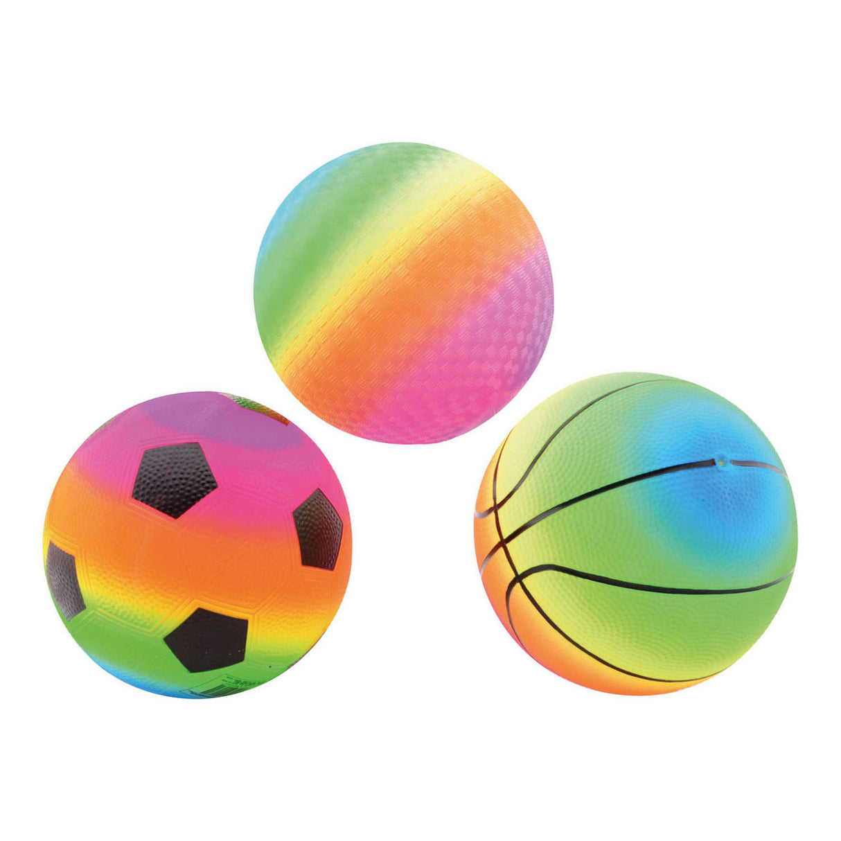 Johntoy regenboog bal, ø21cm