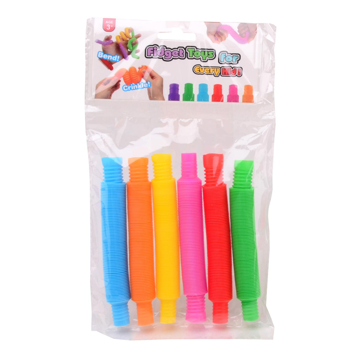 Fidget tubes, 6st.