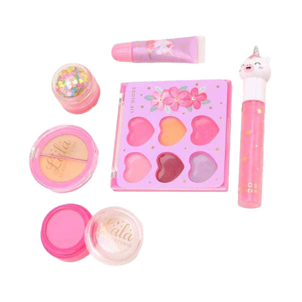 Johntoy lala - make up set in eenhoorn rugzak
