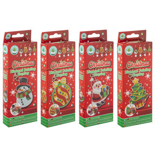 Maak je eigen Diamond Painting Sleutelhanger Kerst