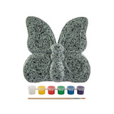 Creative craft group stenen vlinder schilderen 8 delig 12 cm