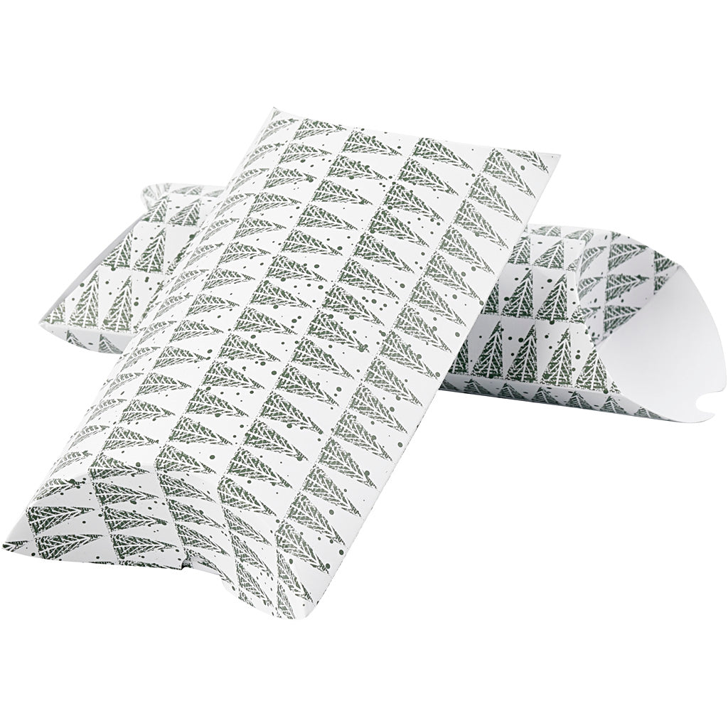 Vivi gade cadeaudoosje, denneboom, afm 18x15x6 cm, 300 gr, groen, 3 stuk 1 doos