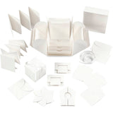 Creativ company explosion box, afm 7x7x7,5+12x12x12 cm, off-white, 1 stuk