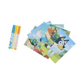 Totum bluey stempel en kleurboek met sjablonen