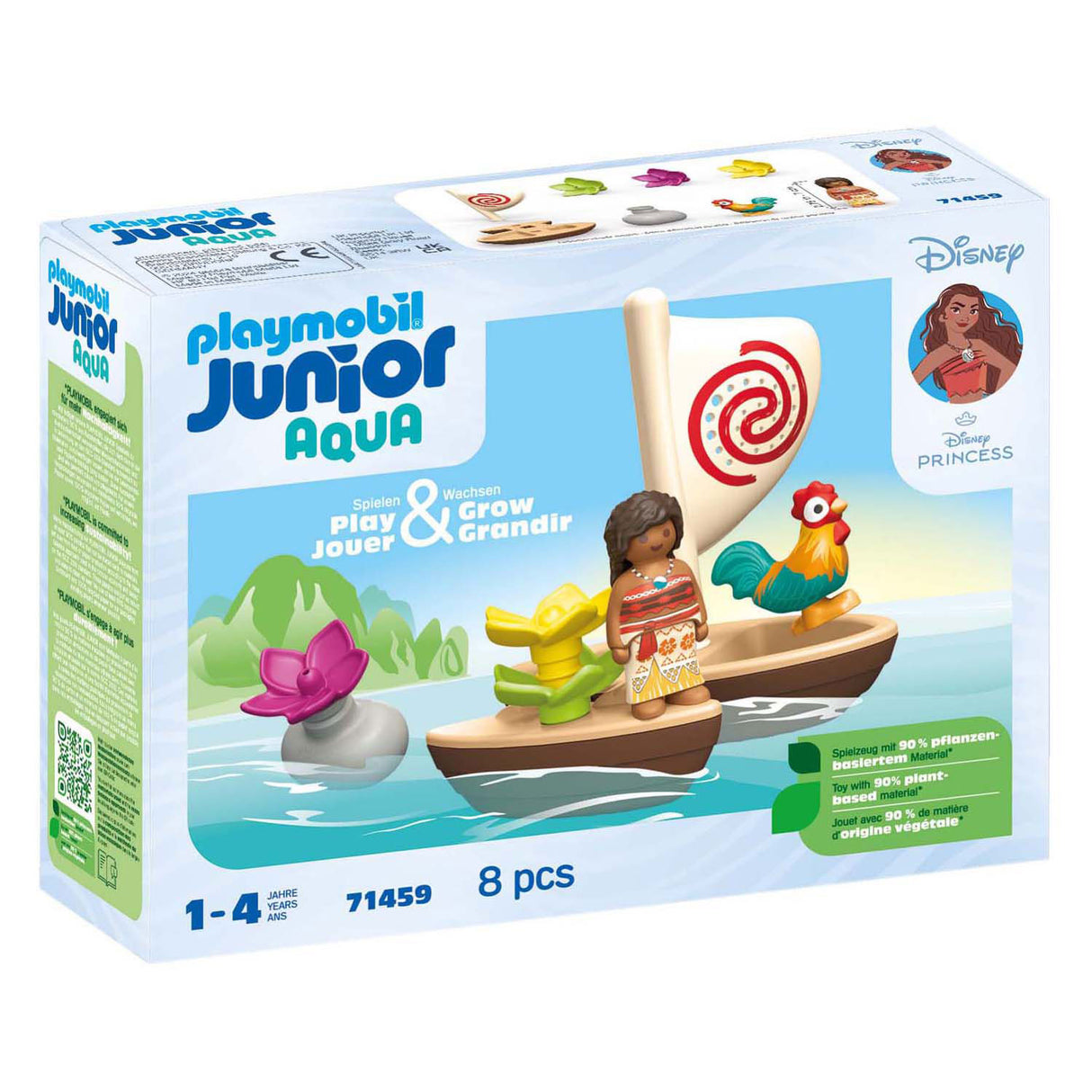 Playmobil junior disney vaiana's catamaran - 71459
