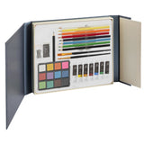 Creative craft group aquarel art set 34 stukjes in cardboard box 27x22x3 cm