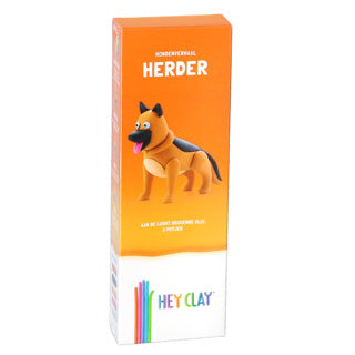 Hey clay honden figuur 5 kleuren 6 assorti