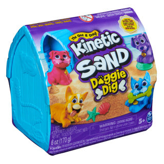 Kinetic sand doggie dig