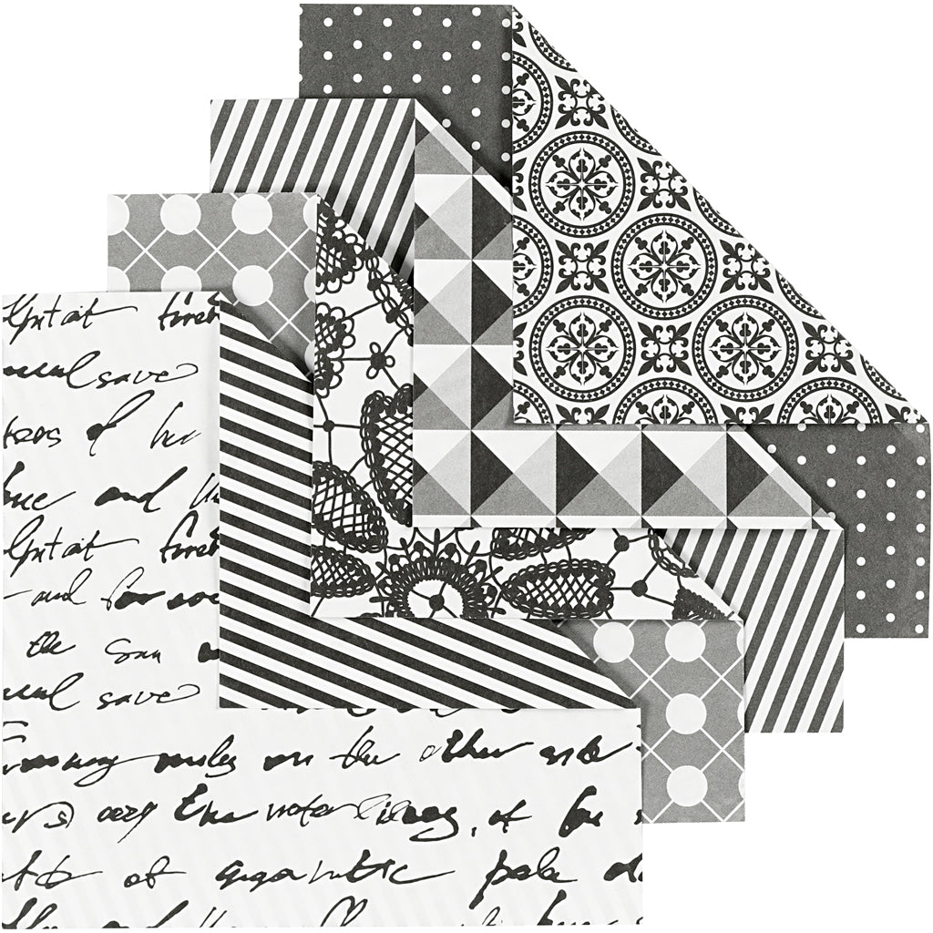 Vivi gade origamipapier, afm 10x10 cm, 80 gr, 50 div vellen 1 doos