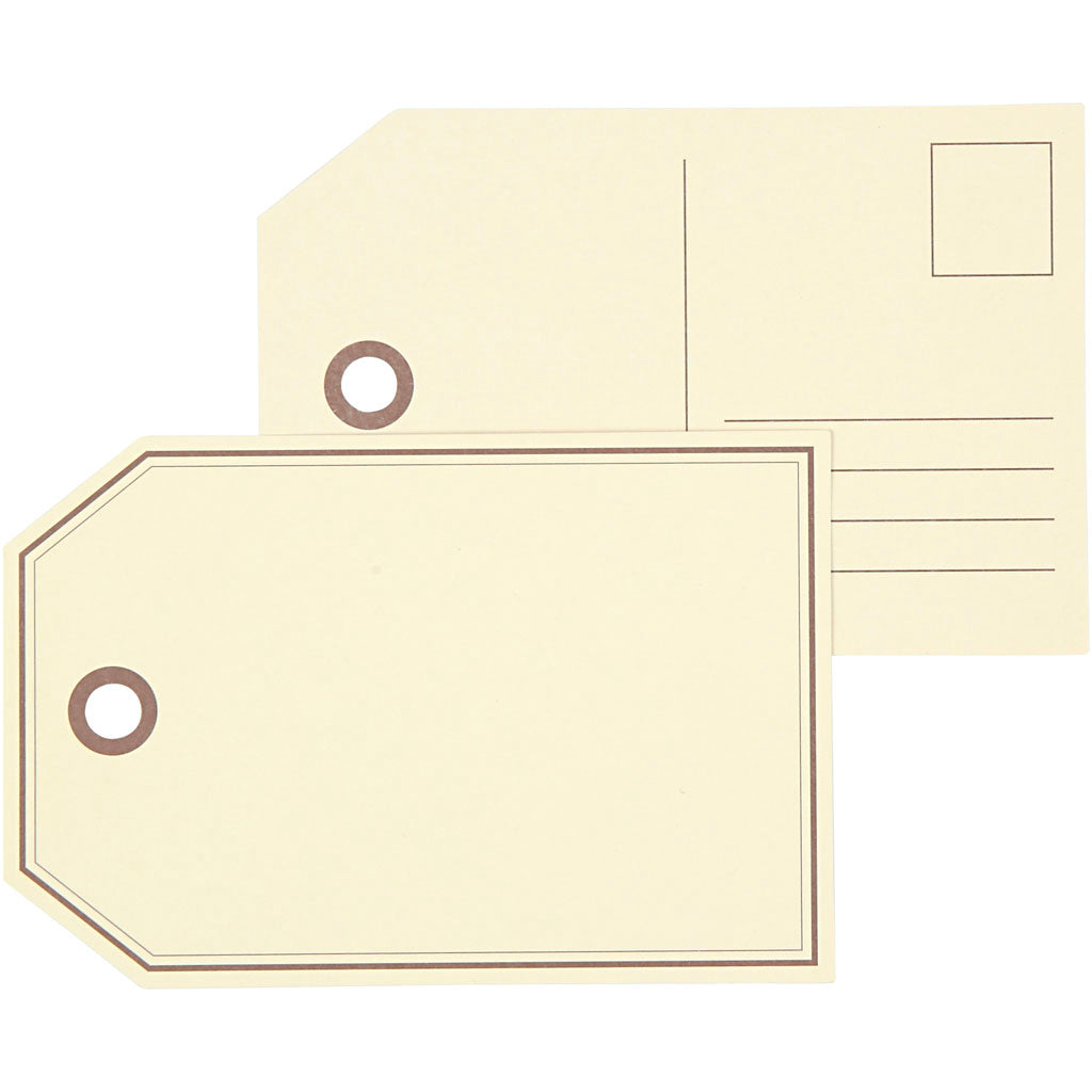 Vivi gade cadeaulabels, afm 15x10 cm, 300 gr, 10 stuk 1 doos